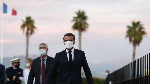 macron corse